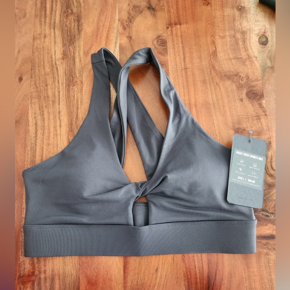 Fabletics Gray Sports Bra